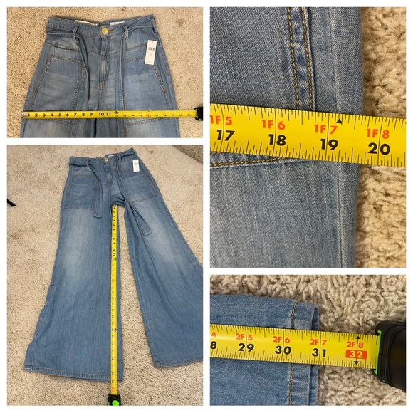 NWT! Anthropologie Pilcro High-Rise Wide-Leg Jeans - Picture 4 of 7